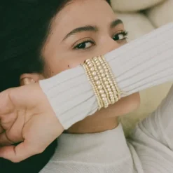 ALEXA LEIGH FINE JEWELRY Alexa Leigh 3mm Gold Ball Bracelet^ Bracelets