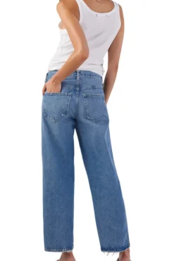 Amo Denim Billie Straight Jeans in^ Denim