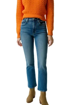 Amo Denim Chloe Crop Pant in^ Denim