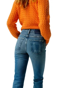 Amo Denim Chloe Crop Pant in^ Denim
