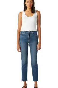 Amo Denim Chloe Cropped Jeans in^ Denim