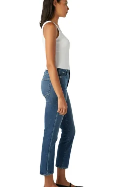 Amo Denim Chloe Cropped Jeans in^ Denim