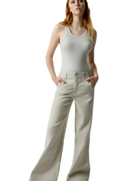 Amo Denim Edith Wide Leg in^ Denim