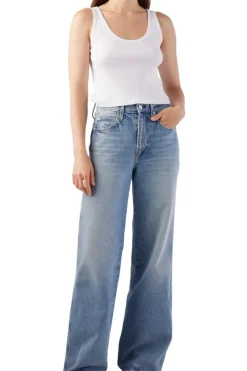 Amo Denim Frida Wide Leg Jeans in^ Denim