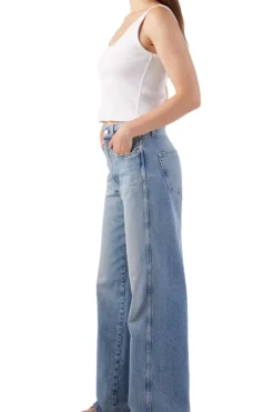 Amo Denim Frida Wide Leg Jeans in^ Denim