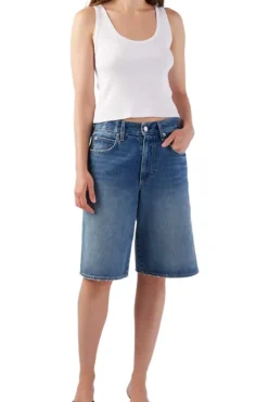 Amo Denim Laura Gaucho Short in^ Denim|Pants, Shorts, & Skirts