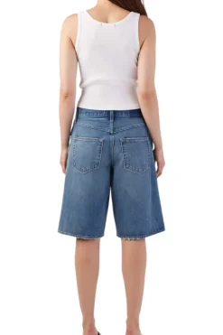 Amo Denim Laura Gaucho Short in^ Denim|Pants, Shorts, & Skirts