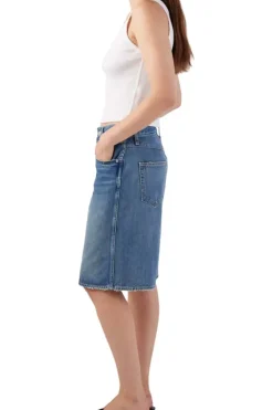 Amo Denim Laura Gaucho Short in^ Denim|Pants, Shorts, & Skirts