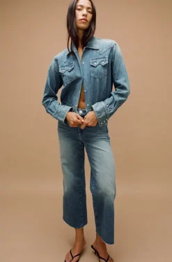 Amo Denim Marjorie Wide Leg Denim in^ Denim