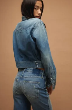 Amo Denim Marjorie Wide Leg Denim in^ Denim