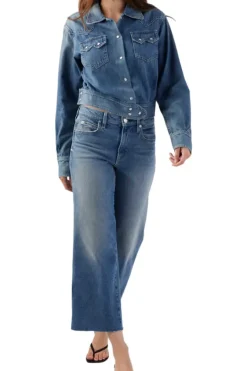 Amo Denim Marjorie Wide Leg Denim in^ Denim
