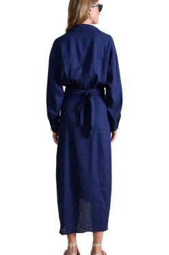 Apiece Apart Alessandra Sarong Shirt Dress in^ Dresses & Jumpsuits