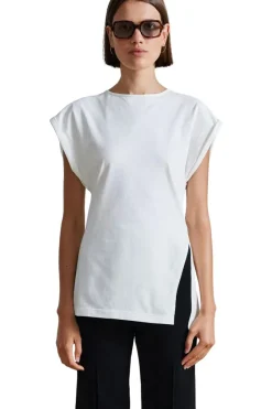 Apiece Apart Asymmetric Tunic Tee in^ Tops