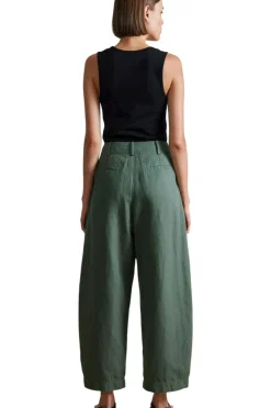 Apiece Apart Bari Crop Trouser in^ Pants, Shorts, & Skirts