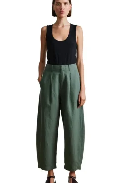 Apiece Apart Bari Crop Trouser in^ Pants, Shorts, & Skirts