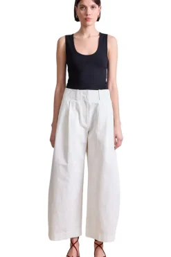 Apiece Apart Cropped Cybil Trouser in^ Pants, Shorts, & Skirts