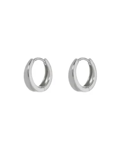 Apres Jewelry Geneva Huggies in 14kt White Gold^ Earrings
