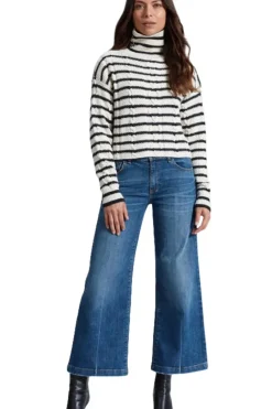 ASKK-NY ASKK NY Cable Cropped Turtleneck in^ Sweaters