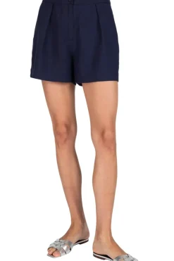 ATM AnthonyThomas Melillo ATM Linen Pleated Shorts in^ Pants, Shorts, & Skirts