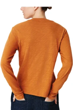 ATM AnthonyThomas Melillo ATM Slub Jersey Long Sleeve Crop Tee^ Tops