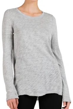 ATM AnthonyThomas Melillo ATM Slub Jersey Long Sleeve Destroyed Wash Tee^ Tops
