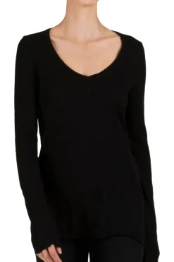ATM AnthonyThomas Melillo ATM Slub Jersey Long Sleeve V-Neck Tee^ Tops