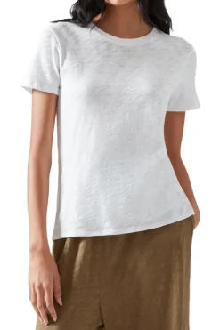 ATM AnthonyThomas Melillo ATM Slub Jersey Schoolboy Crewneck Tee^ Tops