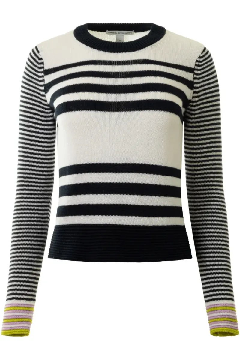 AUTUMN CASHMERE Boxy Stripe Sweater in^ Sweaters