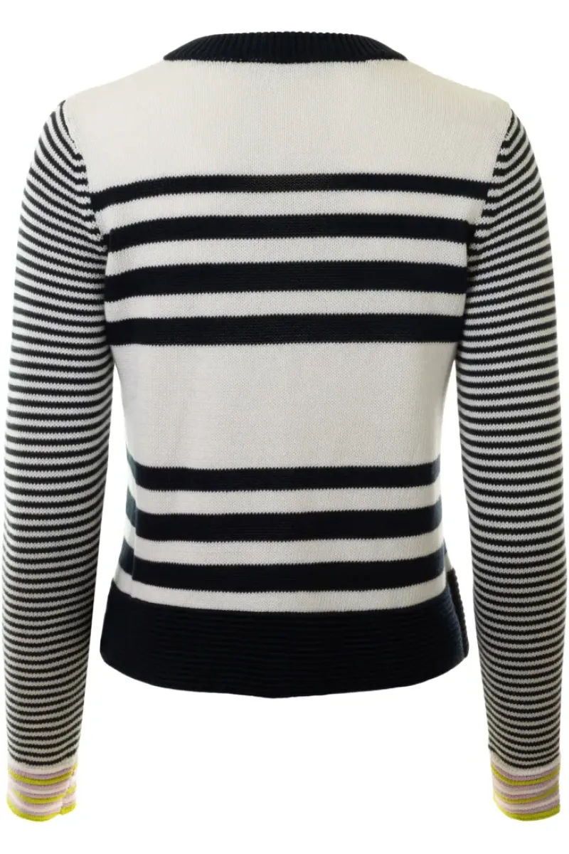 AUTUMN CASHMERE Boxy Stripe Sweater in^ Sweaters