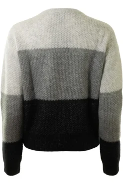 AUTUMN CASHMERE Color Block Honeycomb Crew^ Sweaters