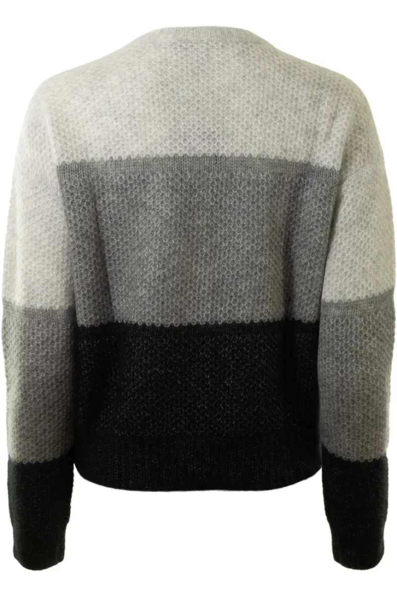 AUTUMN CASHMERE Color Block Honeycomb Crew^ Sweaters