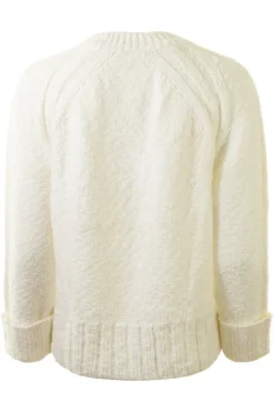 AUTUMN CASHMERE Raglan Crew with Cuffed Bracelet Sleeves in^ Sweaters