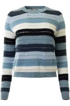 AUTUMN CASHMERE Rainbow Pointelle Stripe in^ Sweaters