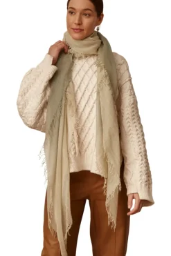 CHAN LUU INC. Chan Luu Dip-Dyed Cashmere and Silk Scarf^ Scarves