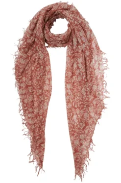 CHAN LUU INC. Chan Luu Floral Cashmere and Silk Scarf in Sequoia^ Scarves