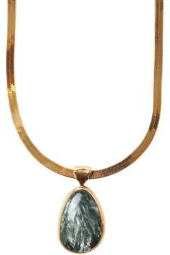 CHAN LUU INC. Chan Luu Totem Herringbone Necklace in Yellow Gold^ Necklaces