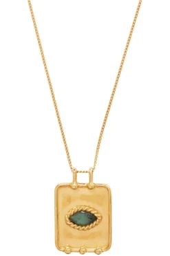 Chan Luu Inc. Chan Luu Twist Evil Eye Charm Necklace in^ Necklaces