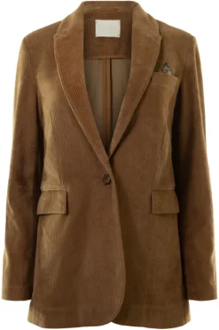 CIRCOLO 1901 Corduroy Boyfriend Blazer in Cappucino^ Blazers & Outerwear