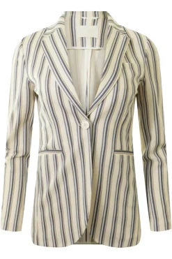 CIRCOLO 1901 Multi Color Striped Blazer in^ Blazers & Outerwear