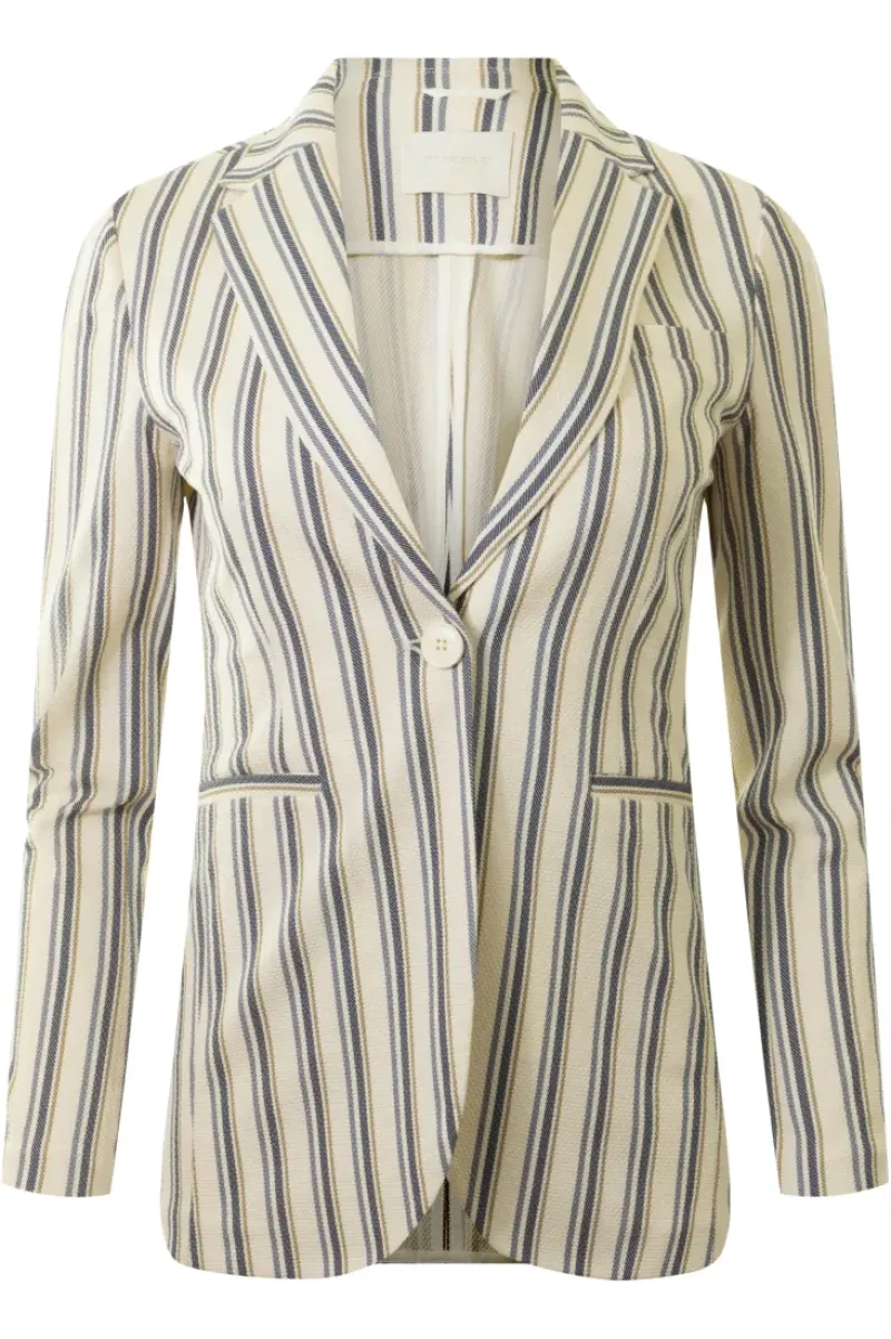CIRCOLO 1901 Multi Color Striped Blazer in^ Blazers & Outerwear