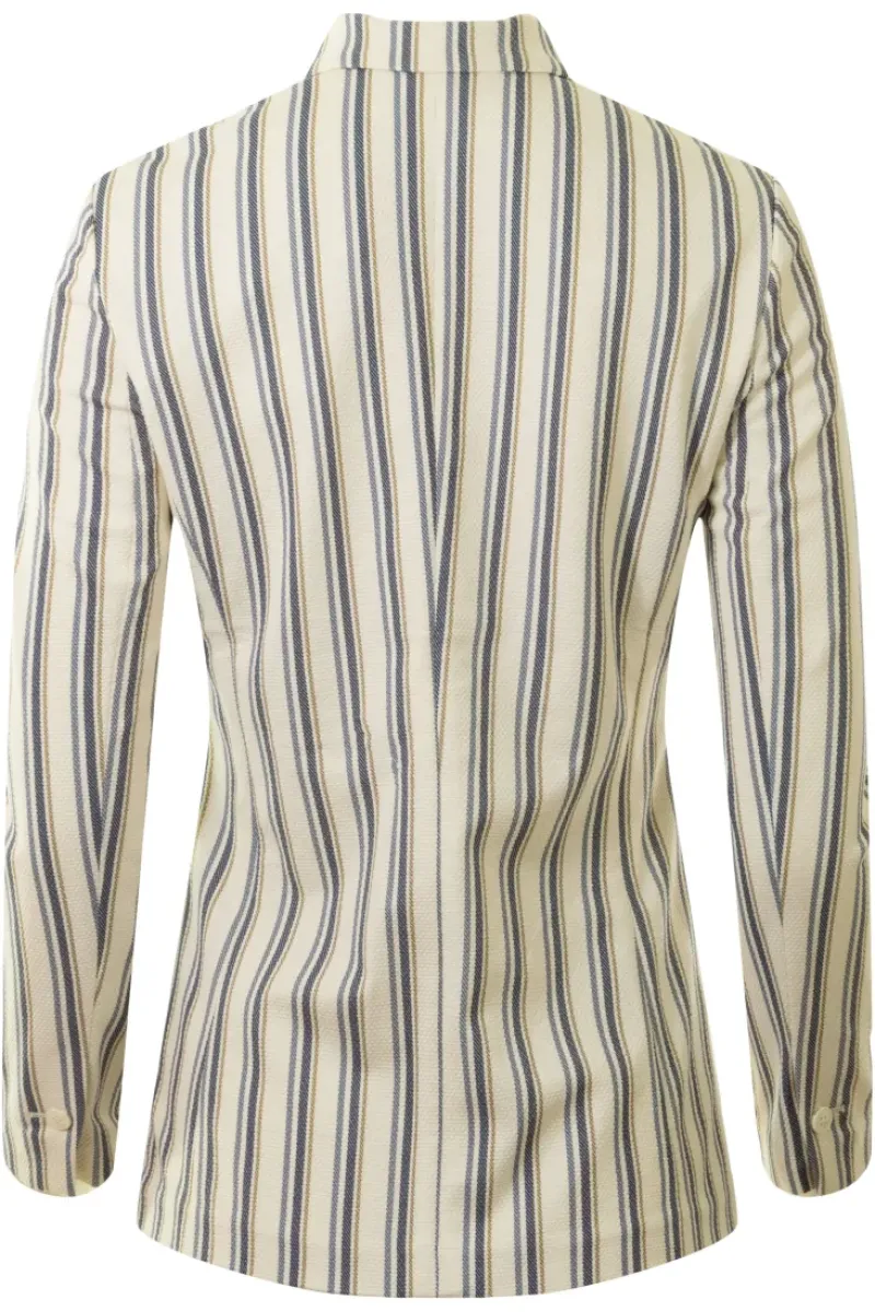 CIRCOLO 1901 Multi Color Striped Blazer in^ Blazers & Outerwear