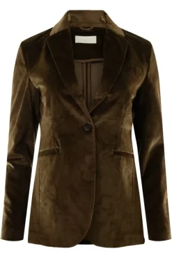 CIRCOLO 1901 Velvet Paisley Slim Blazer^ Blazers & Outerwear