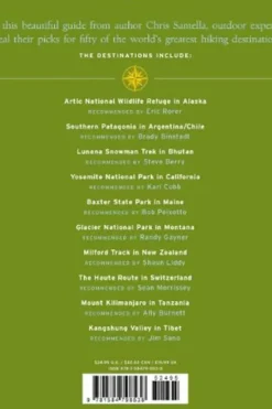 Abrams-Stewart Tabori Cha Fifty Places to Hike Before You Die by Chris Santella^ Paper Goods & Books