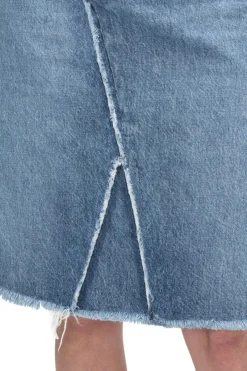 Frame Denim Deconstructed Skirt in^ Denim|Pants, Shorts, & Skirts