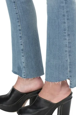 Frame Denim Le Crop Mini Boot Cascade in^ Denim