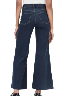 Frame Denim Le Palazzo Crop Raw After in^ Denim