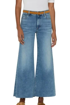 Frame Denim Le Palazzo Crop in^ Denim