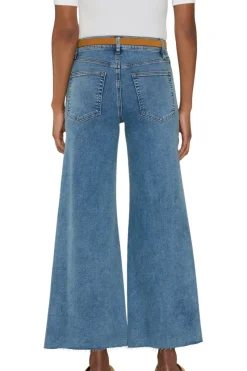 Frame Denim Le Palazzo Crop in^ Denim