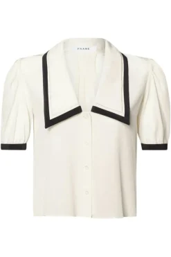 Frame Denim Sailor Blouse in^ Tops