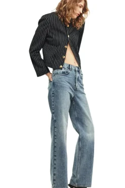Frame Denim Slouchy Straight Jeans in^ Denim